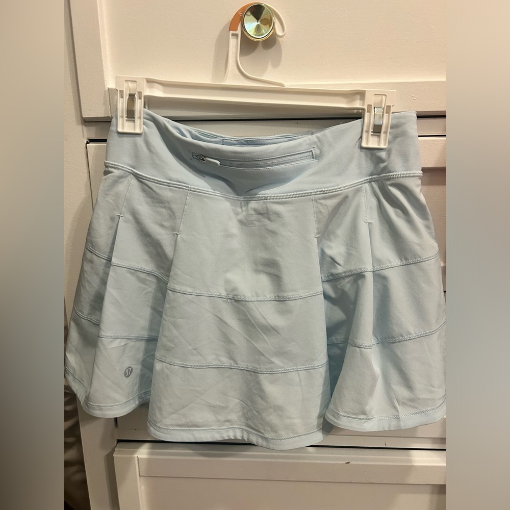 Lululemon Pace Rival Skirt * long Powder Blue🩵🤍